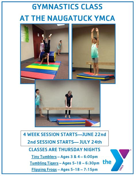 Gymnastics Advertisement Flyer 2 Naugatuck Ymca