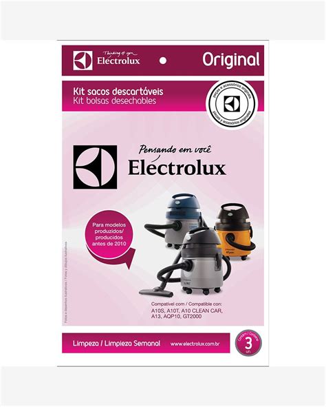 Riachuelo Kit 3 sacos descartáveis Electrolux CSE09 para