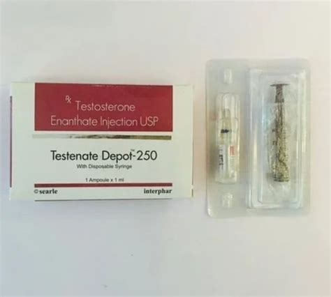 Mg Testosterone Enanthate Testenate Depot Injection Packaging