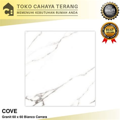 Jual Granit Cove X Bianco Carrara Glazed Polished Granite Tile