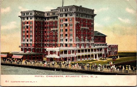 Vtg Atlantic City New Jersey NJ Chalfonte Hotel 1907 Old View Postcard