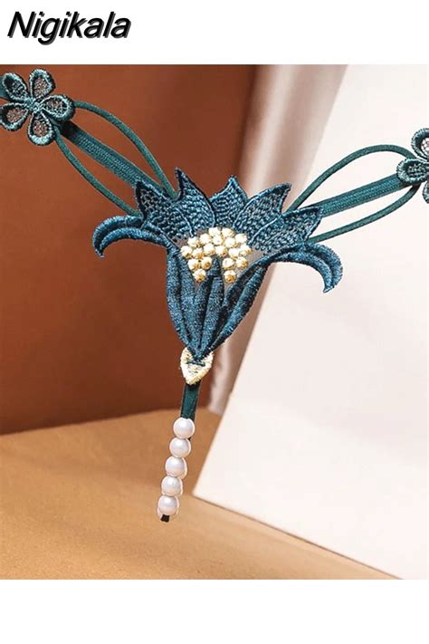 Nigikala Erotic Lingerie Sexy Panties Hollow Out G String Women S Briefs Pearls Thongs For Sex