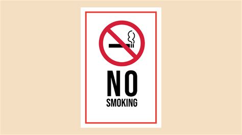 No Smoking Sign Free Printable Pdf