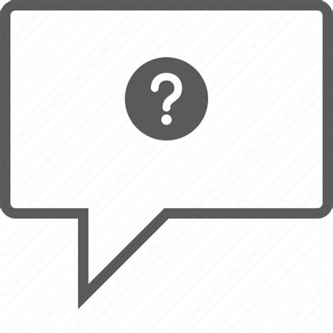 Box Chat Question Icon Download On Iconfinder