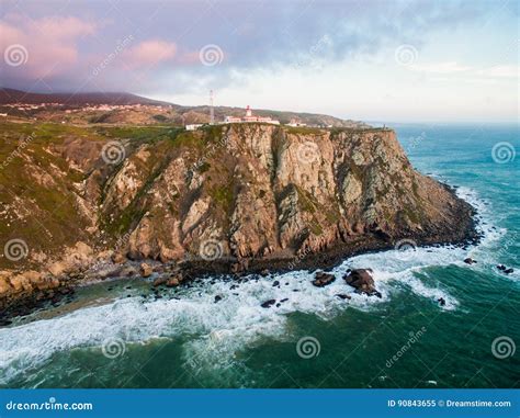 Cape Roca Portugal Views From The Edge Of Continental Europe Stock