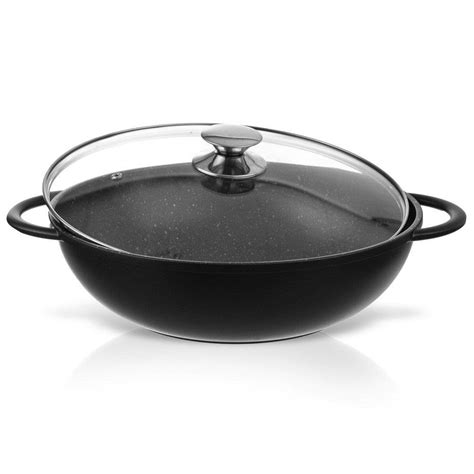 Patelnia WOK 32 Cm Granitowa Garnek GRANDE ORION Orion Sklep EMPIK