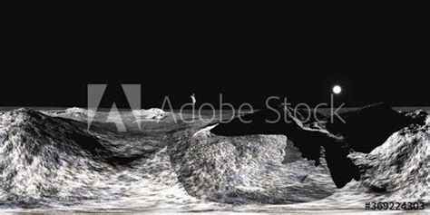 Moon Surface HDRI Environment Map