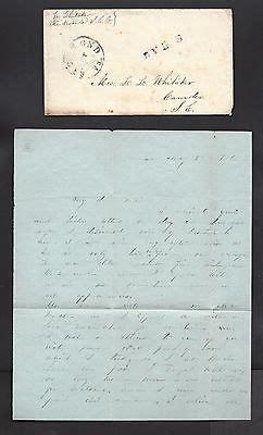 Confederate Civil War Letter Cover Kirkwood Ranger In Richmond