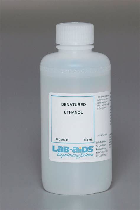 Ethanol Denatured 240 ML Bulk Refill Lab Aids