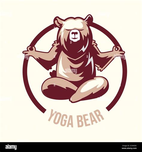 bear doing yoga pose Stock Vector Image & Art - Alamy