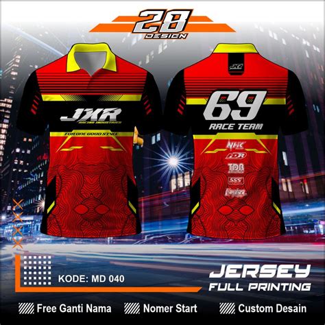 Jual Jersey Racing Desain Bisa Custom Baju Racing Baju Team Balap