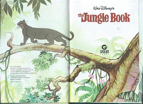 The Jungle Book By Walt Disney Very Good Hardcover St Edition