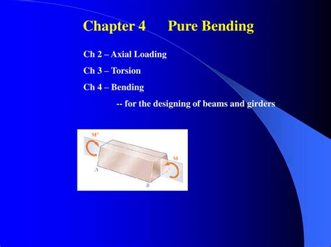 chapter  pure bending powerpoint