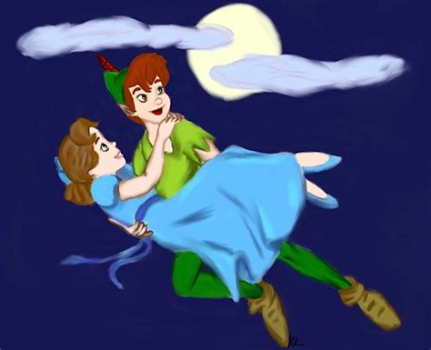 Peter Pan and Wendy by CyrialBerry on DeviantArt