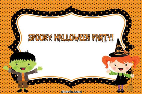 Free Printable Halloween Birthday Party Invitations Web Choose From