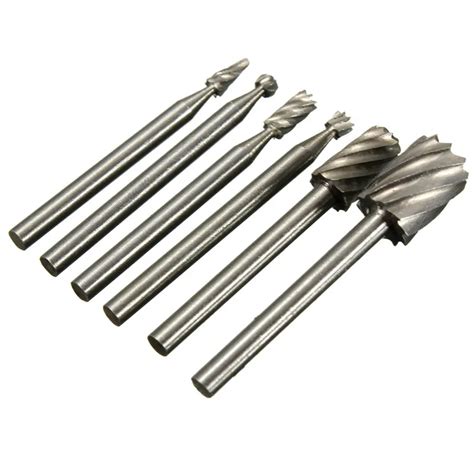 Hand Tools High Quality 12pcs Set 1 8 Shank HSS Router Bit Rotary