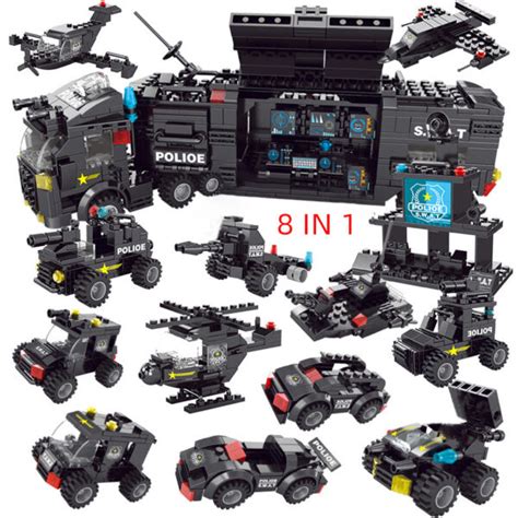 Lego Polícia SWAT 8 em 1 Blocos de Montar Loja Oficial Xploudshop