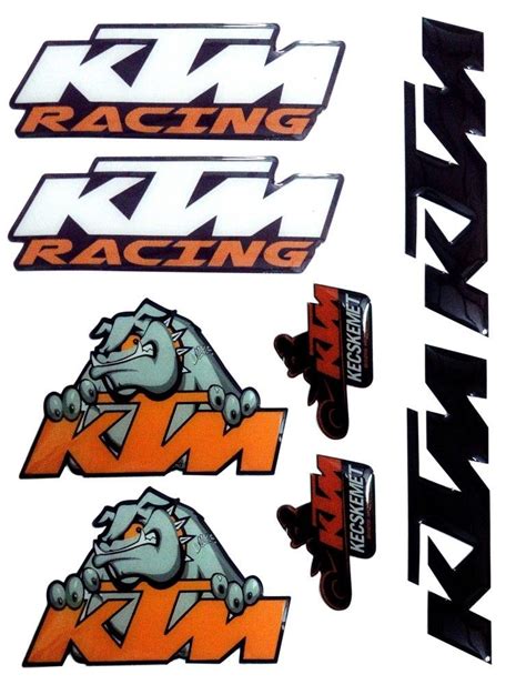 Buy 8 Piece Multi Design Decal Vinyl Sticker For Universal Ktm Duke Rc Bike Online ₹415 From