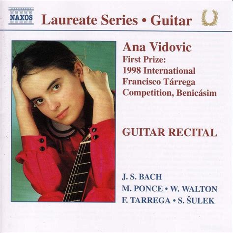 Ana Vidovic Guitar Recital Importado Amazon mx Música