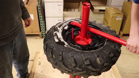 Mounting Tires With The Harbor Freight Manual Mounting Machine YouTube