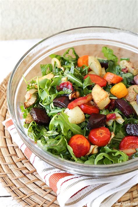 Roasted Root Vegetable Salad Rachel Hollis