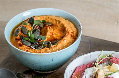 Roasted Red Pepper Hummus British Recipes Goodtoknow