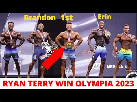 Ryan Terry Win Men S Physique Olympia 2023Jeremy Out Of 5 Brandon