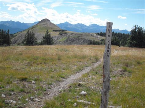 Cdt Wolf Creek Pass Mountain Bike Trail In Pagosa Springs Colorado