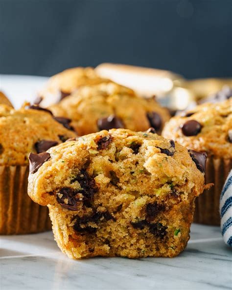 Zucchini Chocolate Chip Muffins A Couple Cooks