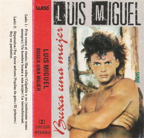 Luis Miguel Busca Una Mujer Cassette Discogs