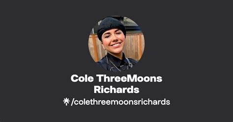 Cole Threemoons Richards Instagram Tiktok Linktree