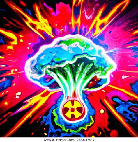 Street Art Artistic Image Nuclear Explosion AI-generated image ...