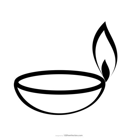 Oil Lamp Clipart Black And White