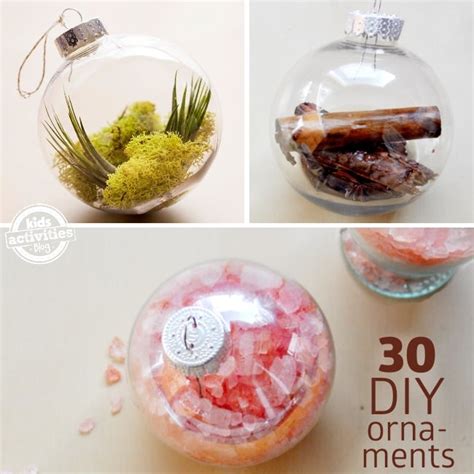 30 Creative Ways To Fill Clear Ornaments