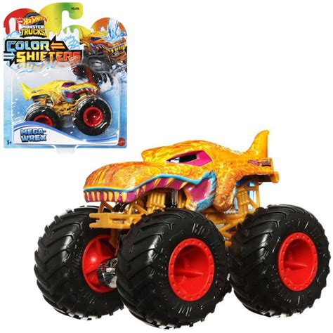 Đồ Chơi Mô Hình Siêu Xe Tải Quái Vật Monster Trucks Đổi Màu Hot Wheel FAHASA
