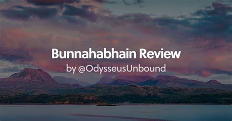 Review Of Bunnahabhain Year Old Palo Cortado Finish By