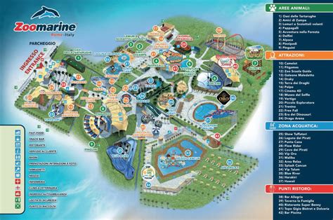 Zoomarine Map and Brochure (2023) | ThemeParkBrochures.net