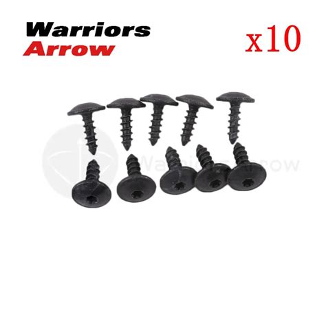 N90775001 For VolksWagen For Audi For Skoda 10PCS Black Wheel Arch ...