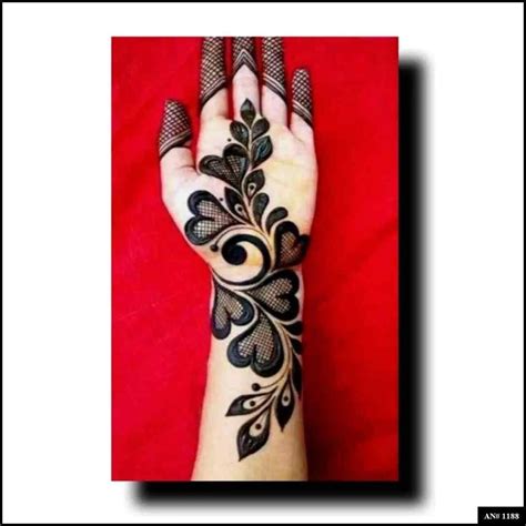 Arabic Front Hand Mehndi Design AN 1188 MehndiDig