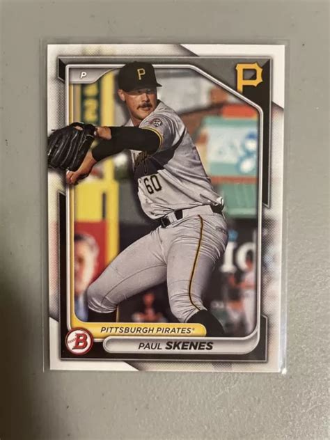 Bowman Baseball Paul Skenes Base Prospect Bp Pirates Eur