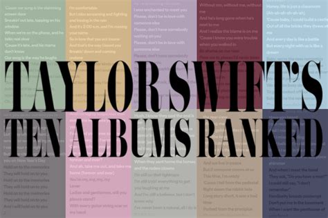 Taylor Swift Albums Ranked Best to Worst – The Rider Online | Legacy HS ...