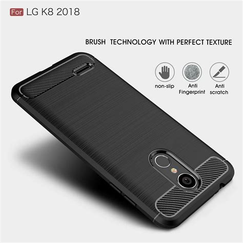 Geumxl For Capas Lg K9 Case For Lg K8 2018 Soft Tpu Brushed Rugger