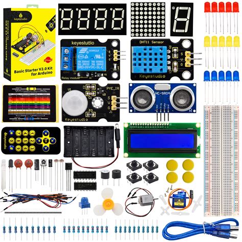 Keyestudio Basic Starter Kit Para Arduino Stem Educa O Kit Eletr Nico