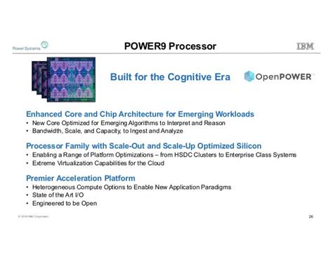 Ibm Power9 Features And Specifications