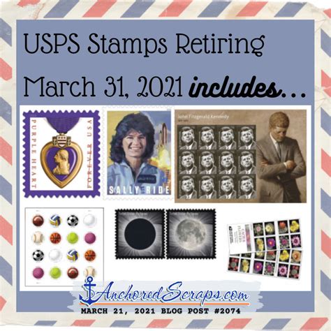 Usps Stamps Retiring March 31 2021 Includes