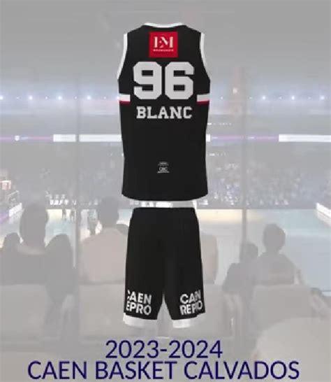 Basket N1M le Caen BC dévoile ses nouveaux maillots pour la saison