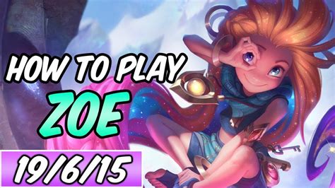 How To Play Zoe Build Runes K Dmg Diamond Commentary