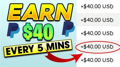 Get Paid 25 Every 15 Mins In Free PayPal Earn PayPal Money For