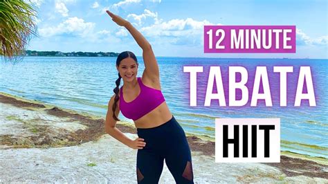 12 Min Tabata HIIT Workout Full Body Cardio Fat Burning Tabata At