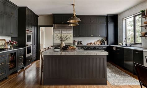 Sherwin Williams Iron Ore Kitchen Cabinets Moody Kitchen House Design Dark Grey Kitchen